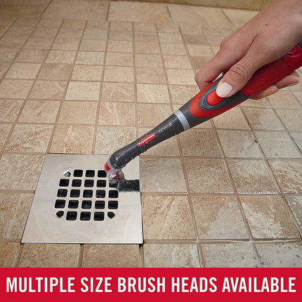 Cordless Electric Scrubber | Fast Cleaning Tool | Oscillating Head | Water Resistant | Ergonomic Grip | Includes 4 AA Batteries | Ideal for Grout Lines & Tight Spaces | Rubbermaid Durability