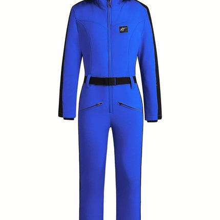 Women's Waterproof Ski & Snowboard Jumpsuit | Warm Lined with Belt | Essential Winter Gear by Nikcky