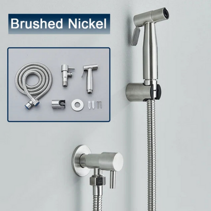 HygieneX | Bathroom Handheld Sprayer | Eco-Friendly Design | Adjustable Water Pressure | Durable Rust-Resistant Material | Easy DIY Installation | Slim and Modern Look | Daily Comfort and Hygiene