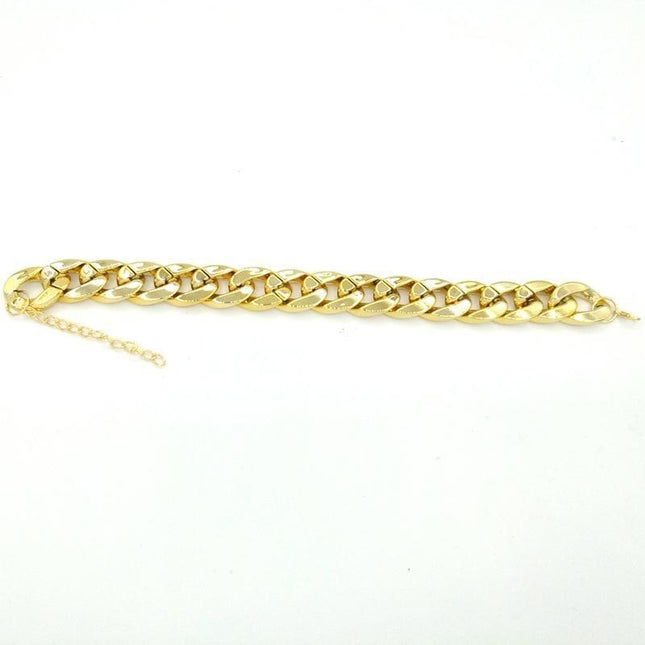 Gold Plated Stylish Pet Chain Collar | Hip-Hop Design | Durable Plastic | Multiple Sizes | Trendy & Lightweight | Comfortable Fit | Enhances Pet Elegance | Various Colors Available