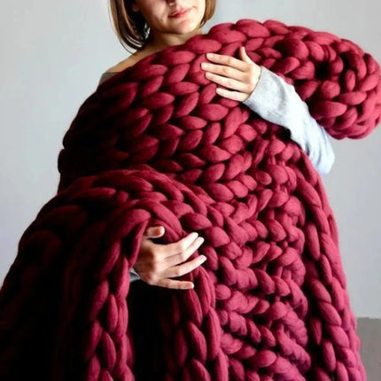 LuxeWool | DIY Chunky XL 1000g Wool Yarn | Soft Texture for Cozy Blankets & Cushions | Perfect for Knitting Projects | Add Warmth & Style to Home Decor