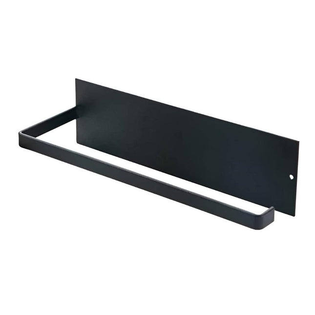 Adhesive Wall-Mounted Paper Towel Holder | No Drilling Required | Space-Saving | Bathroom and Kitchen Organizer | Durable Iron | Easy Installation | Holds Paper Towels, Cutting Boards & Disposable Bags