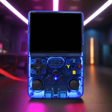 Retro Gaming Console | 20,000 Classic Games | 128GB Storage | Dual Joysticks | 3.5" HD IPS Display | RK3326 Quadcore CPU | 10+ Hour Battery | Built-in Speaker & 3.5mm Audio Port | Nostalgic Entertainment