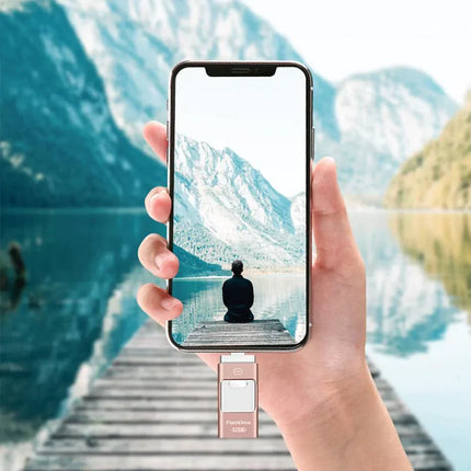 USB Flash Drive | Storage Expansion for iPhone, iPad, Android Smartphones | Multi-Device Compatibility | USB 3.0 & Lightning Connectors | Encrypted File Protection | 8-64GB Options