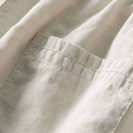 MIKE | Men's Two-Piece Linen Set | Shirt and Trousers | Lightweight | Summer Outfit | Versatile Casual to Semi-Formal Wear | Durable and Easy Care | Breathable and Soft | Elegant Design