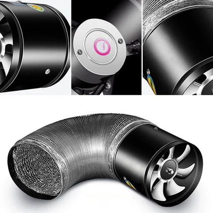 Powerful WhisperFlow Fan | Silent Exhaust | Pure Copper Motor | 2800 RPM | Minimal Noise | Durable Metal Casing | Energy Efficient Ventilation | Odour & Smoke Reducing | For Homes & Offices