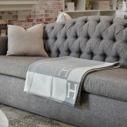 Luxury Wool Cashmere Throw | Ultra-Soft Comfort | Elegant Decor | 140x170 cm | Multiple Colors | 800g