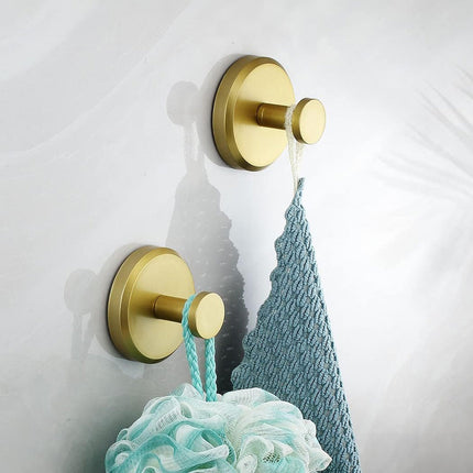 BathroomBuddy | Strong Suction Cup Wall Hooks | Easy Tool-Free Installation | Versatile Storage for Towels & Accessories | Set of 2 | High-Quality Plastic