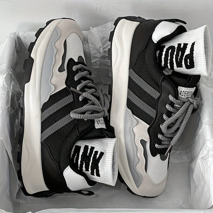 Men's Breathable Low Top Sneakers | Casual Style | Non-Slip Sole | Everyday Comfort | Versatile Spring & Summer Footwear