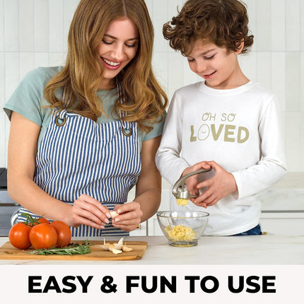 Premium Meat Masher | Heat Resistant Nylon | 5 Blade Ground Meat & Food Chopper | Ergonomic Non-Slip Handle | Safe for All Cookware | Easy Clean | Kitchen Utensil for Meat, Vegetables, Gelatin | Dishwasher Safe