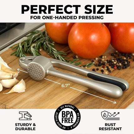 Premium Meat Masher | Heat Resistant Nylon | 5 Blade Ground Meat & Food Chopper | Ergonomic Non-Slip Handle | Safe for All Cookware | Easy Clean | Kitchen Utensil for Meat, Vegetables, Gelatin | Dishwasher Safe