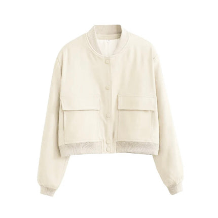Belle Couture | Women's Zip-Up Outerwear | Regular Fit | Timeless Design | Ribbed Cuffs & Hem | Multiple Colors Available | Chic Detail