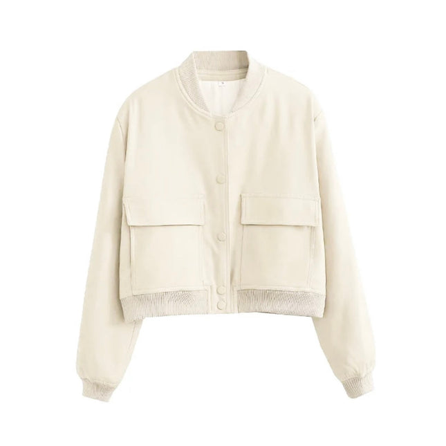 Belle Couture | Women's Zip-Up Outerwear | Regular Fit | Timeless Design | Ribbed Cuffs & Hem | Multiple Colors Available | Chic Detail