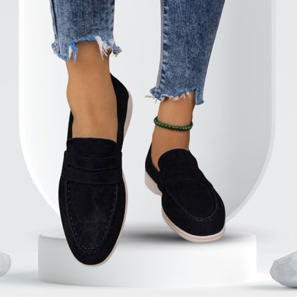 AURORA | Women's Suede Slip-On Loafers | All-Day Comfort | Versatile Style | Breathable Fit