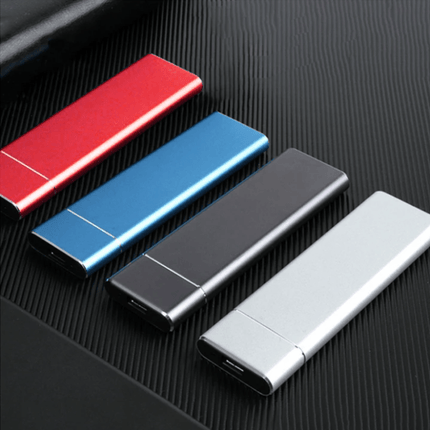 High-Speed External SSD | Up to 520MB/s | Aluminum Alloy | Type-C/USB 3.1 Ports | Multicolor Options | Compact and Portable | Compatible with Windows/Android | Ideal for Data Backups