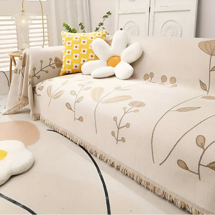 Modern Bloom Sofa Cover | Reversible Floral Design | Stylish Home Protection | Microfibre Blend | Durable & Luxurious | Versatile Use | Comfort & Protection Against Wear & Spills | Refresh Your Decor