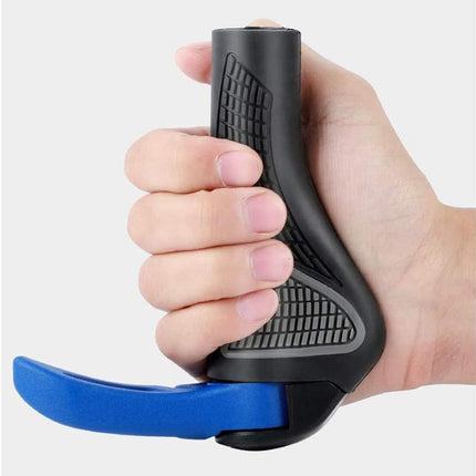 Ergonomic Bicycle Grips | Hand & Wrist Comfort | 180° Rotatable Handlebar Ends | Easy Installation | Universal Fit 22.2 mm Diameter | Unisex | Aluminum Alloy | Multiple Colors | 350g