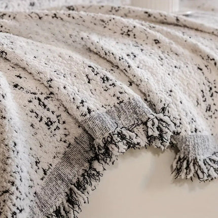 Reversible Sofa Cover | Nordic Speckle Design | Boho Style | Cotton Microfiber Blend | Machine Washable | Non-Slip Pet-Friendly | Perfect for Armchairs, Loveseats, Sofas | Modern Rustic Home Decor