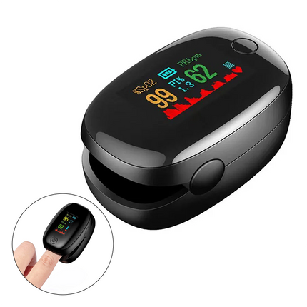 Non-Invasive Glucose Monitor | Advanced Sensor Technology | Fast, Accurate Results | Large LED Screen | Reversible Display | Portable Blood Sugar Measurement | Energy-Saving Auto Shut-Off