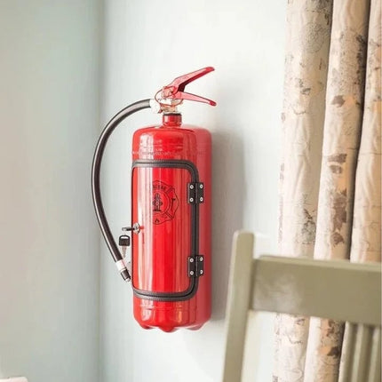 Gift Can Bar Set | Fire Extinguisher Mini Bar | Unique Metal Beverage Container | Realistic Design | Ideal for Firefighters | Perfect for Father's Day, Anniversaries, Birthdays | 8-Liter Capacity | LxWxH: 13.7x5.9x4.7 inches