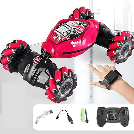 Gesture Sensing RC Car | Advanced Hand Gesture Control | Watch + Remote | Durable Design | High-Speed Stunts | Futuristic Play for Kids & Adults | Includes Rechargeable Battery & Charging Cable | Ages 6+
