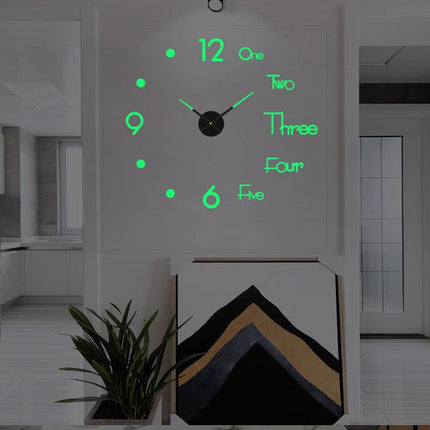 Moderno | Sleek Minimalist Wall Clock | 40 cm Diameter | High-Quality Design | Ideal for Living Room, Kitchen, Office | Easy-to-Read Clear Dial | Requires AA Battery