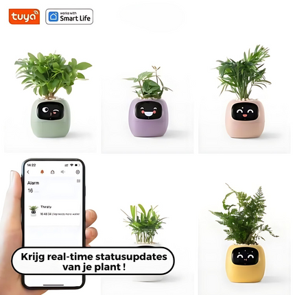 PlantPal™ | Automatic Watering Flower Pot | Modern Design | Large Capacity | Durable Plastic | Multi-Color Options