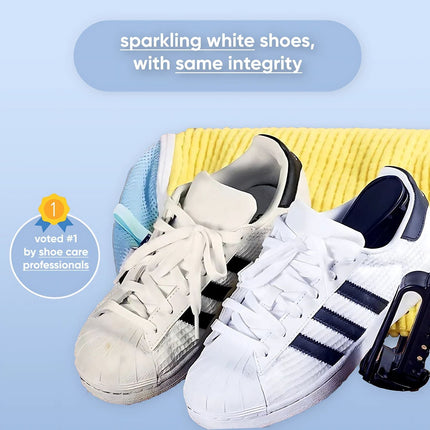Microfiber Shoe Care Bag | Protects from Water Damage | No Fading or Shrinking | Gentle Cleansing for All Shoe Types | Reusable & Washable | Innovative Shoe Cleaning Accessory with Soft Bristles