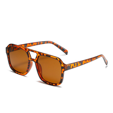 Retro Square Sunglasses | Vibrant Candy Colors | Reflective UV Protection Lens | Chic Beach Companion | Fashionable Comfort