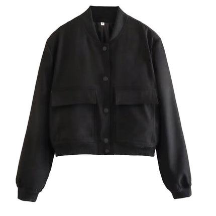 Belle Couture | Women's Zip-Up Outerwear | Regular Fit | Timeless Design | Ribbed Cuffs & Hem | Multiple Colors Available | Chic Detail