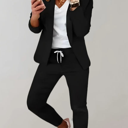 HOPE | Tweedelige set met getailleerde geruite blazer en bijpassende broek - Visconte