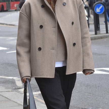 Women's Oversized Button-Down Jacket | High-Quality Fabric | Easy Maintenance | Comfortable Fit | Perfect for Casual and Business Settings