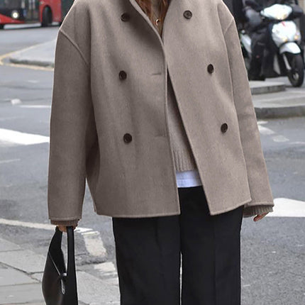 Women's Oversized Button-Down Jacket | High-Quality Fabric | Easy Maintenance | Comfortable Fit | Perfect for Casual and Business Settings