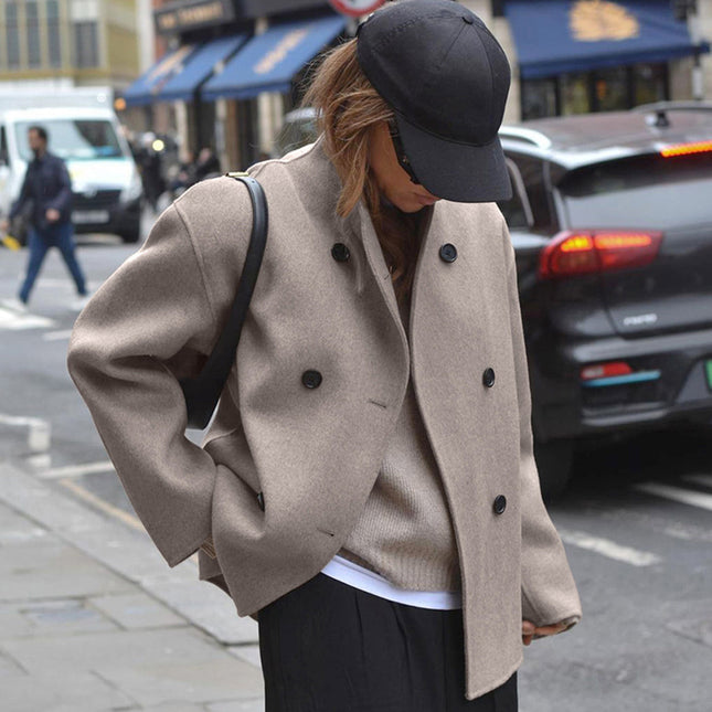 Women's Oversized Button-Down Jacket | High-Quality Fabric | Easy Maintenance | Comfortable Fit | Perfect for Casual and Business Settings