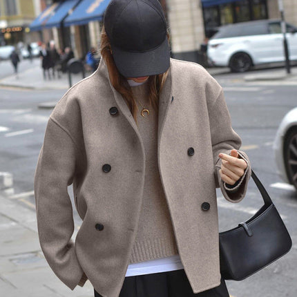 Women's Oversized Button-Down Jacket | High-Quality Fabric | Easy Maintenance | Comfortable Fit | Perfect for Casual and Business Settings