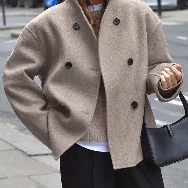 Women's Oversized Button-Down Jacket | High-Quality Fabric | Easy Maintenance | Comfortable Fit | Perfect for Casual and Business Settings