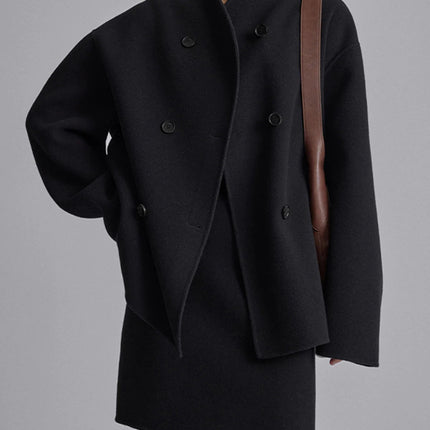 Women's Oversized Button-Down Jacket | High-Quality Fabric | Easy Maintenance | Comfortable Fit | Perfect for Casual and Business Settings