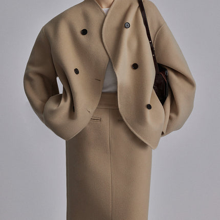 Women's Oversized Button-Down Jacket | High-Quality Fabric | Easy Maintenance | Comfortable Fit | Perfect for Casual and Business Settings