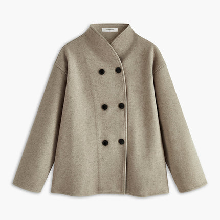Women's Oversized Button-Down Jacket | High-Quality Fabric | Easy Maintenance | Comfortable Fit | Perfect for Casual and Business Settings