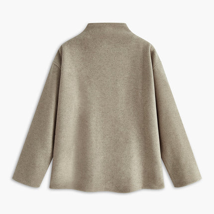 Women's Oversized Button-Down Jacket | High-Quality Fabric | Easy Maintenance | Comfortable Fit | Perfect for Casual and Business Settings