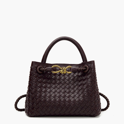Metal Handle Shoulder Bag | Spacious & Elegant Design | Durable Materials | Versatile for Work & Casual Use | Adjustable Straps | Multiple Pockets for Organization | Timeless Style for Any Occasion