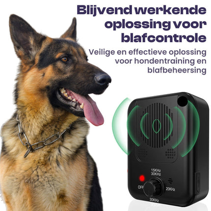 BarkBuddy Ultrasonic Bark Control Device | Humane & Non-Invasive Training Tool | Adjustable Intensity Levels | Automatic Detection | Safe & Effective for Multiple Dogs | Rechargeable & Waterproof