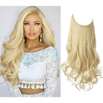 Invisible Wire Hair Extensions | Wavy & Straight Styles | Quick & Secure Application | Lightweight Comfort | Adjustable Wire for Custom Fit | No Clips & Hair-Friendly | Perfect for Effortless Length & Volume