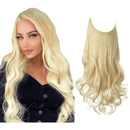 Invisible Wire Hair Extensions | Wavy & Straight Styles | Quick & Secure Application | Lightweight Comfort | Adjustable Wire for Custom Fit | No Clips & Hair-Friendly | Perfect for Effortless Length & Volume