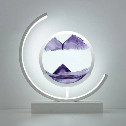 Serenova | Harmony Sand Landscape Lamp | Calming Desert-Inspired Lighting | Handmade Decorative Artwork | Home Tranquility
