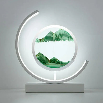 Serenova | Harmony Sand Landscape Lamp | Calming Desert-Inspired Lighting | Handmade Decorative Artwork | Home Tranquility
