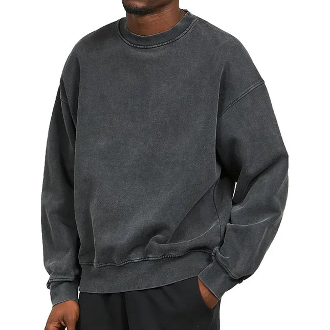 Jason Men's Slim Fit Sweater | Soft Cotton Blend | Minimalist Logo | Versatile Colors | Contemporary Knit Texture | Easy Care | Crew Neck | Ribbed Edges | Long Sleeve | Warm & Stylish