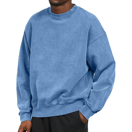 Jason Men's Slim Fit Sweater | Soft Cotton Blend | Minimalist Logo | Versatile Colors | Contemporary Knit Texture | Easy Care | Crew Neck | Ribbed Edges | Long Sleeve | Warm & Stylish