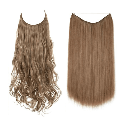 Invisible Wire Hair Extensions | Wavy & Straight Styles | Quick & Secure Application | Lightweight Comfort | Adjustable Wire for Custom Fit | No Clips & Hair-Friendly | Perfect for Effortless Length & Volume