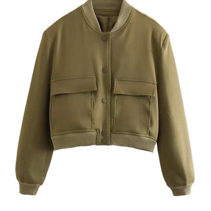 Belle Couture | Women's Zip-Up Outerwear | Regular Fit | Timeless Design | Ribbed Cuffs & Hem | Multiple Colors Available | Chic Detail